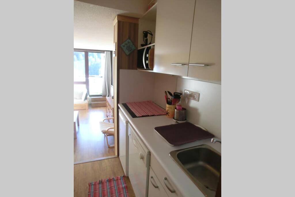 Appartement Studio Front De Neige, Acces Direct Aux Pistes Isola 2000 Luaran gambar