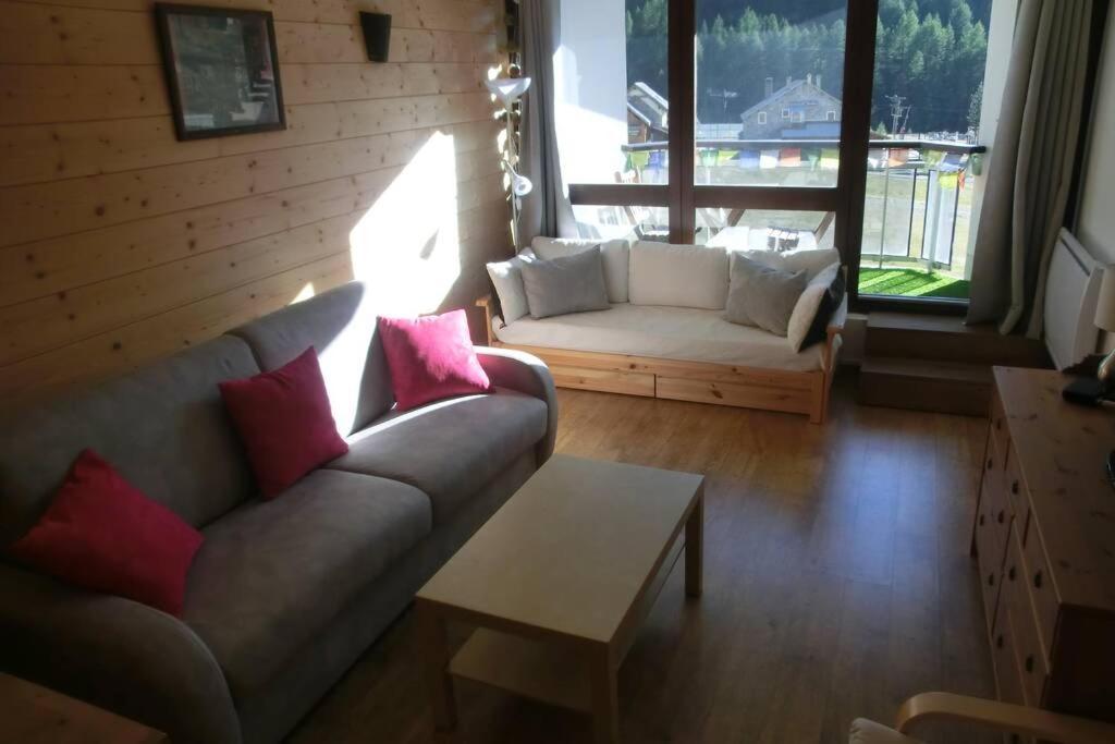 Appartement Studio Front De Neige, Acces Direct Aux Pistes Isola 2000 Luaran gambar